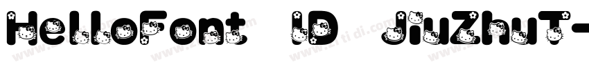HelloFont ID JiuZhuT字体转换